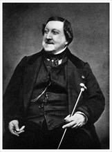 Giaochino Rossini, Italian composer, 19th century (1956). Artist: Unknown