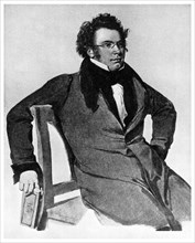 Franz Peter Schubert, Austrian composer, 1825 (1956). Artist: Unknown