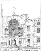 Guildhall Chapel, King Street, Cheapside, London, 1886. Artist: Unknown
