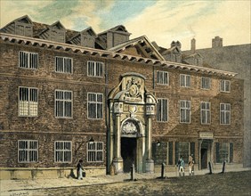 Blackwell Hall, City of London, 1886. Artist: Unknown