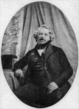 Louis Daguerre, French photography pioneer, c1845-1851. Artist: Unknown
