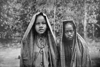 Malay girls, Sumatra, Indonesia. Artist: Unknown