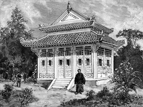 The Chinese House, 1889. Artist: Unknown