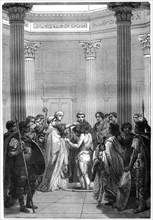 The Baptism of Clovis, 496 (1882-1884). Artist: Unknown