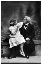 Fred D Daviss and Flossie Hale Daviss, actors, c1890-1919(?). Artist: Unknown