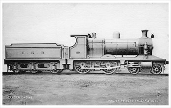 4-4-0 tender engine, steam locomotive built by Kerr, Stuart and Co, early 20th century.Artist: Raphael Tuck