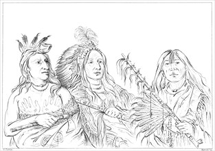 Sioux, 1841.Artist: Myers and Co
