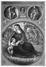 'Madonna and Child', c1490 (1870).Artist: J Guillaume