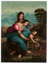'The Virgin and Child with St Anne', c1510 (1870). Artist: Franz Kellerhoven