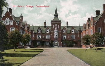 St John's College, Leatherhead, Surrey, 20th century. Artist: Unknown