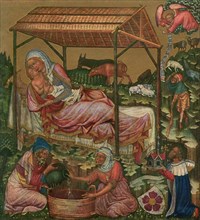 'Birth of Christ', c1350 (1955). Artist: Master of the Vyssi Brod Altar