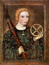 'St Catherine', 1365-1367 (1955). Artist: Master Theodoric