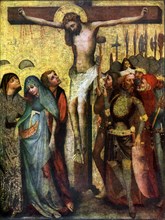 'Crucifixion', before 1400 (1955). Artist: Workshop of the Master of the Trebon Altarpiece