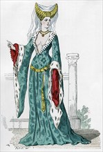 Noblewoman of the time of Charles VI of France, 1380 (1882-1884). Artist: Unknown