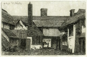 The Cross Keys, St Neots, Cambridgeshire, 1881. Artist: Edwin Edwards