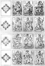 Playing cards of the French Republic, 1790 (1882-1884). Artist: Unknown