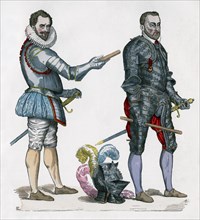 Henry I, Duke of Guise, 1580, and Francis de Montmorency, 1576 (1882-1884). Artist: Unknown