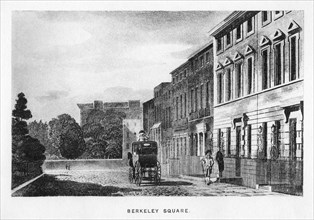 Berkeley Square, London, c18th century (1907). Artist: Unknown