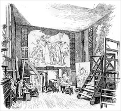 The studio of Paul-Jacques-Aime Baudry, c1880-1882. Artist: Unknown