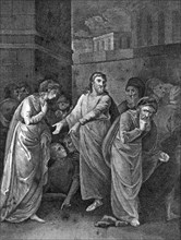 A woman accused of adultery, 1813. Artist: Unknown
