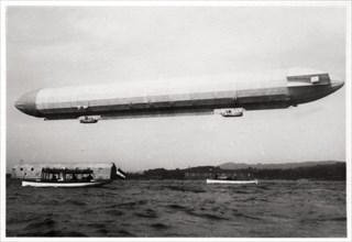 Zeppelin LZ3 airborne, Germany, c1906-1908 (1933). Artist: Unknown