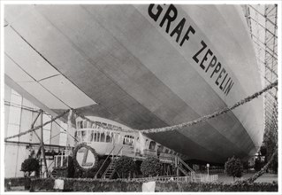 Launch ceremony for Zeppelin LZ127 'Graf Zeppelin', Friedrichshafen, Germany, 9th July 1928 (1933). Artist: Unknown