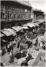 The Sheikh Gazal Market in Ashar, Basra, Iraq, 1925.Artist: A Kerim