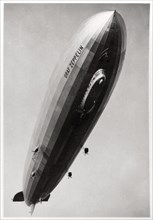Airship LZ127 'Graf Zeppelin', seen from below, 1933. Artist: Unknown