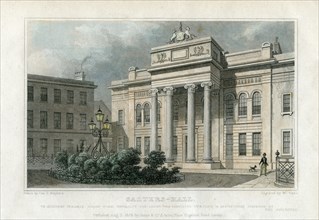 Salters' Hall, London, 1828.Artist: W Wallis
