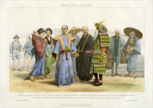 'Mongol Race - Japanese', 19th century. Artist: G Rawle