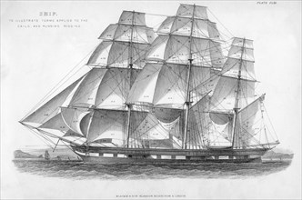 Ship, 19th century. Artist: Unknown
