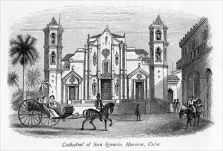 'Cathedral of San Ignacio, Havana, Cuba', 19th century(?). Artist: Unknown