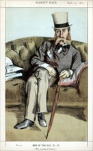 'The novelist of Society', 1871.Artist: Coide