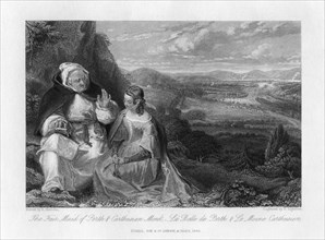 The Fair Maid of Perth and Carthusian Monk, 1845. Artist: Peter Lightfoot