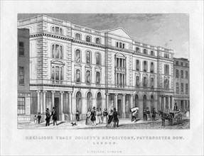 'Religious Tract Society's Repository, Paternoster Row, London', 19th century. Artist: Unknown
