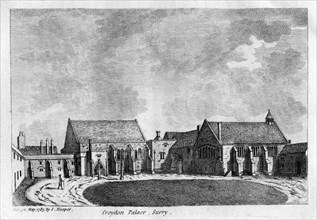 Croydon Palace, Surrey, 1785. Artist: Unknown