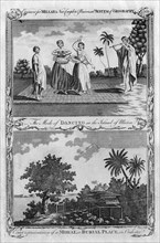 Two scenes from the Pacific Islands, c1780s(?). Artist: Page
