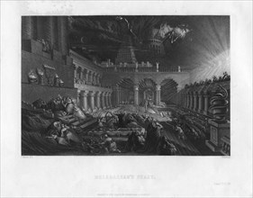Belshazzar's Feast, 19th century(?).Artist: J Horsburgh