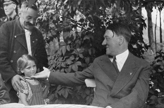 'Here, my Führer, is my grandchild', 1936. Artist: Unknown