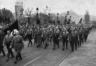 Nazi parade, Munich, Germany, 1934. Artist: Unknown