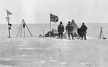 The Shackleton camp, Antarctica, Christmas Day, 1908. Artist: Unknown