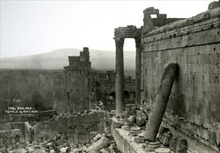 Temple of Bacchus, Baalbek, Lebanon, c1920s-c1930s(?). Artist: Unknown
