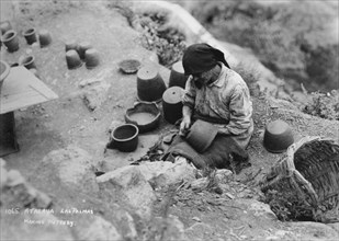 Making pottery, Atalaya, Las Palmas, Gran Canaria, Canary Islands, Spain, c1920s-c1930s(?). Artist: Unknown