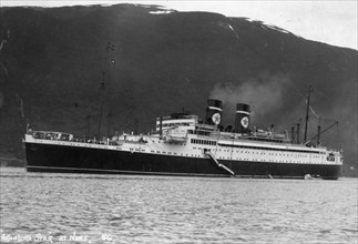 Blue Star Line cruise ship SS 'Arandora Star', Norway, c1927-c1939. Artist: Unknown