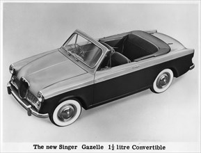'The new Singer Gazelle 1.5 litre convertible', c1956-c1958. Artist: Unknown