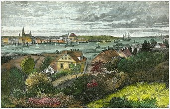 Kiel, Germany, c1875.Artist: Carrera