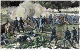 Battle of Cold Harbor, Virginia, American Civil War, 3 June 1864. Artist: Unknown