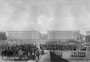 The entry of the Allies intp Paris, 1815 (c1857). Artist: DJ Pound