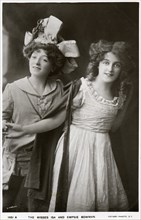 Isa and Empsie Bowman, British actresses, c1900s(?). Artist: Unknown