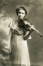 Marie Hall, English violinist, c1903.Artist: Rotary Photo